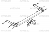 Фаркоп VW 23 для VOLKSWAGEN Tiguan 2007-2015, Автос, нагрузка 1500/75 кг. С подрезкой бампера от магазина ФаркопРос